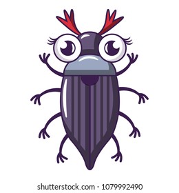 May bug icon. Cartoon illustration of may bug vector icon for web