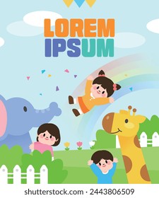 May Children's Day Celebration Template