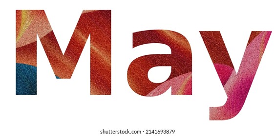 may-colorful-typography-text-banner-vector-stock-vector-royalty-free