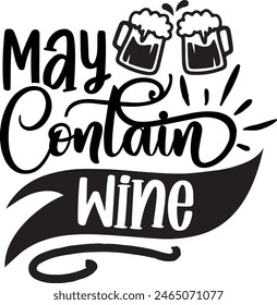 Puede contener vino, Diseño de vino