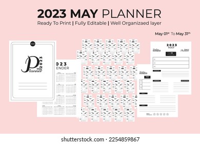 May Daily Kdp Planner 2023