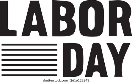 May Day illustrationTypography Design .