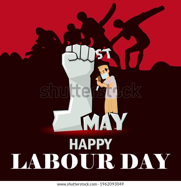 May Day Poster 2021 Stock Vector (Royalty Free) 1962093049 | Shutterstock