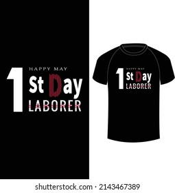 May Day Typography T-shirt Design