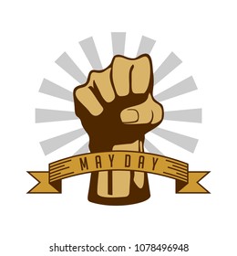 may day vector illustration