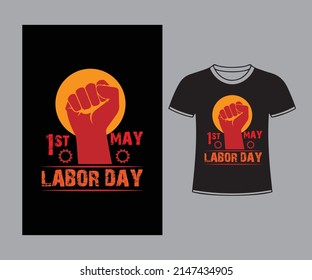 May day vector and illustrator T shirt design.
