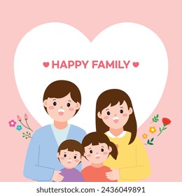 May Family Month Happy Family 