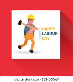 May First Workers Day Illustration