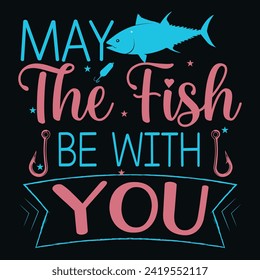 May the fish be with you, Designs Bundle, Streetwear T-shirt Designs Artwork Set, Graffiti Vector Collection for Apparel and Clothing Print.
