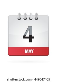 May Four. Calendar Icon