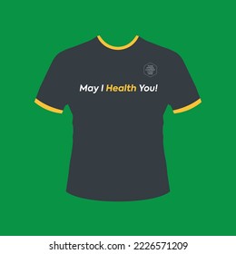 May I Health You, A creative T-Shirt design for an Organization, Companies that are into healthy products or services like, health supplements, gym equipment, Food, Sports etc. May I help you.   