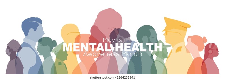 May is Mental Health Awareness Month banner.