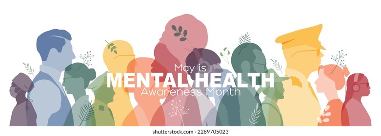 May is Mental Health Awareness Month banner.