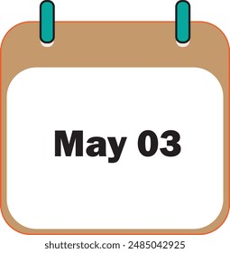 May Month Icon 03 | Date Icon Design