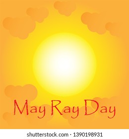 MAY RAY DAY - VECTOR ILLUSTRATION