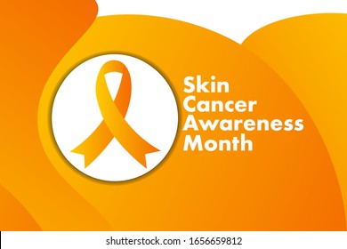 May is Skin Cancer Awareness Month concept. Template for background, banner, card, poster with text inscription. Vector EPS10 illustration