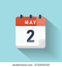 Dois dias do ícone do calendário segundo dia do lembrete da programação evento planejamento notificação compromisso gráfico vetorial