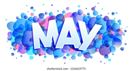 May word vector banner