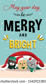May your day be merry and bright merry christmas card