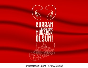 May your feast of sacrifice be good. Translation from turkish: Happy Feast of the Sacrifice