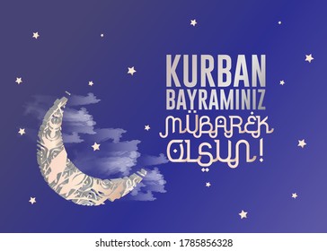 May your feast of sacrifice be good. Translation from turkish: Happy Feast of the Sacrifice