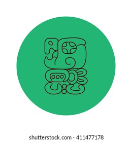 maya flat icon