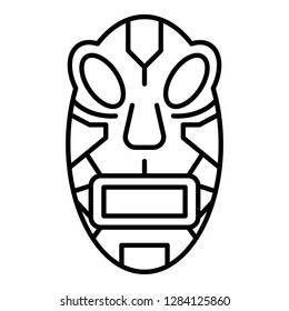 Maya idol icon. Outline maya idol vector icon for web design isolated on white background