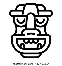 Maya Idol Icon Outline Maya Idol Stock Vector (Royalty Free) 1477865654