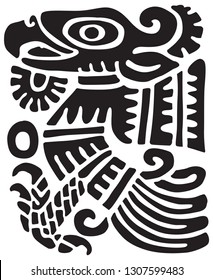 maya ornament. vector image for logo or illustrations