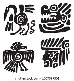 Maya Ornament. Vector Image For Logo Or Illustrations