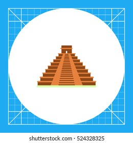 Maya pyramid icon