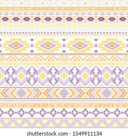 Mayan american indian pattern tribal ethnic motifs geometric seamless background. Bohemian native american tribal motifs clothing fabric ethnic traditional design. Mexican folk fashion.
