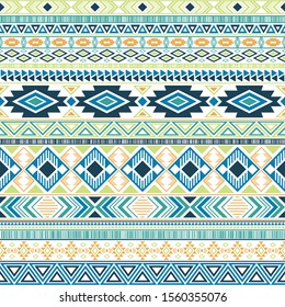Mayan american indian pattern tribal ethnic motifs geometric seamless background. Rich native american tribal motifs textile print ethnic traditional design. Aztec symbol fabric print.