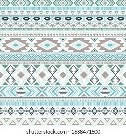 Mayan american indian pattern tribal ethnic motifs geometric vector background. Unusual native american tribal motifs textile print ethnic traditional design. Aztec symbol fabric print.