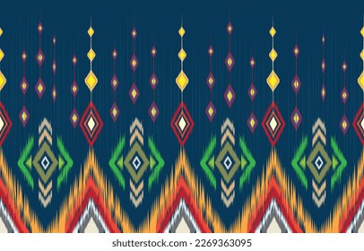 Patrón indio maya-americano motivos étnicos tribales geométricos fondo vectorial geométrico. Los alegres motivos tribales nativos americanos tejen ropa de diseño étnico tradicional. Impresión de tela con símbolo azteca.
