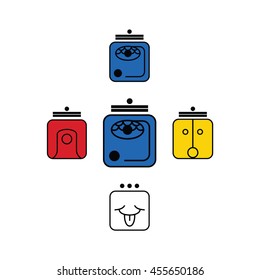 Mayan calendar symbol. Mayan calendar vector icon. Solar seal icon. Solar kin vector illustration. Dreamspell Mayan calendar. Year of the Blue Spectral Storm