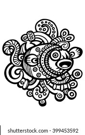 Mayan Glyph, Fish