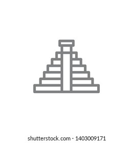 Mayan icon. Element of myphology icon. Thin line icon for website design and development, app development. Premium icon