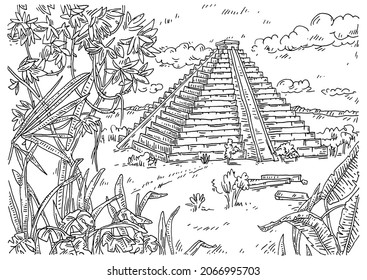 753 Mayan engraving Images, Stock Photos & Vectors | Shutterstock