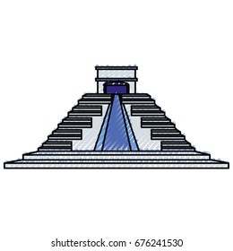 Mayan pyramid monument