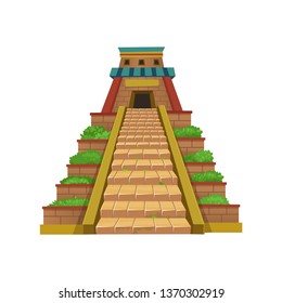 Mayan Pyramid. Vector illustration for games.