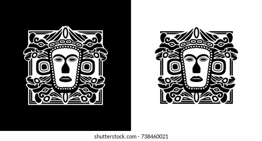 Mayan Tribe Mask