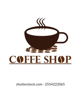 Maybe this vector icon image or logo is suitable for those of you who are looking for the front view of your company that sells coffee plant seeds or maybe your company is engaged in coffee production