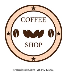 Maybe this vector icon image or logo is suitable for those of you who are looking for the front view of your company that sells coffee plant seeds or maybe your company is engaged in coffee production