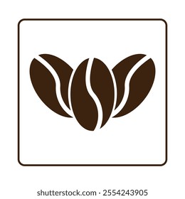 Maybe this vector icon image or logo is suitable for those of you who are looking for the front view of your company that sells coffee plant seeds or maybe your company is engaged in coffee production