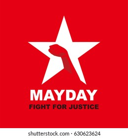 mayday vector illustration