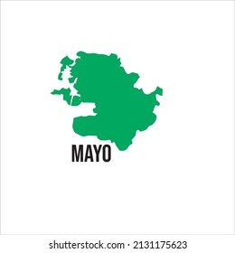 Mayo Map On White Background Stock Vector (Royalty Free) 2131175623 ...