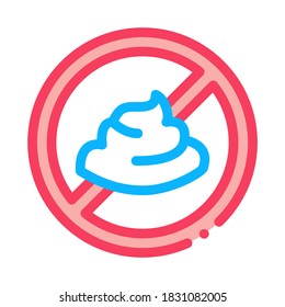 mayonnaise ban icon vector. mayonnaise ban sign. color symbol illustration