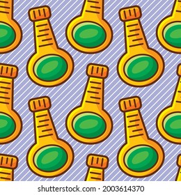 Mayonnaise bottle seamless pattern vector illustration 