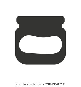 Mayonnaise Icon on White Background - Simple Vector Illustration
